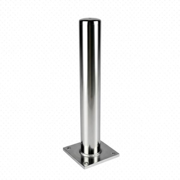 Stainless Steel Manual Bollard K4 Impact Resistance Surface Mounted