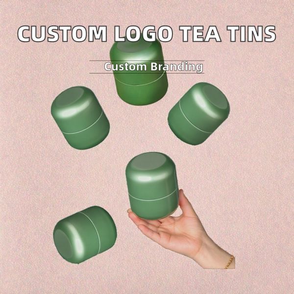 Metal Tin Cans Loose Tea Luxury Small Coffee Tea Tans Empty Tea Cans