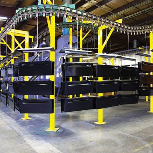 Electric Roller Coating Line 5KW Power 380V For Automotive Coating