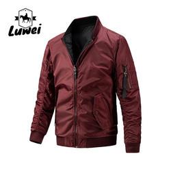 Vestuário Oem Jaqueta Inverno resistente ao vento Bomber Utilidade de tecido de poliéster de motocicleta Outdoor Collar Jackets para Homens