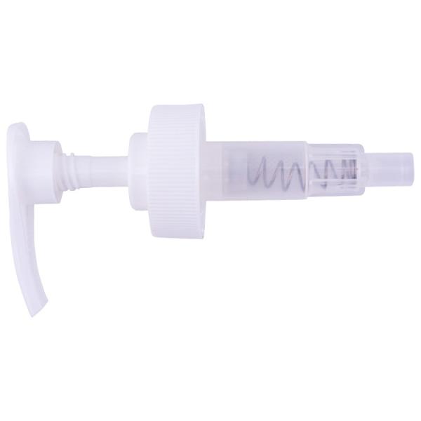 White Plastic Lotion Pump 28mm 33mm 38mm Liquid Big Dosage 4cc 5cc