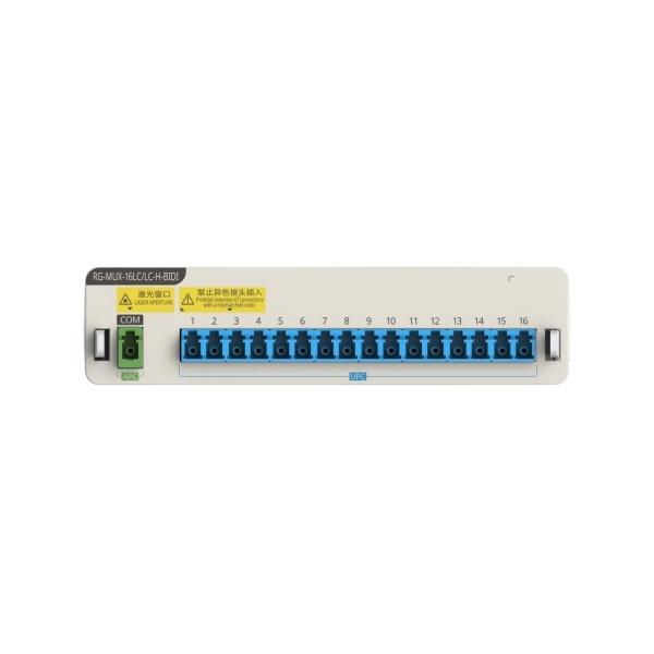 Multiplexor de fibra BIDI de 16 canales de alta densidad CWDM / DWDM Ruijie Switch Plug Play