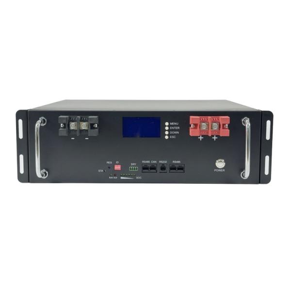 Rack Mount LiFePO4 Lithium Battery With Hybrid Inverter For Grid Tied And Off Grid Use