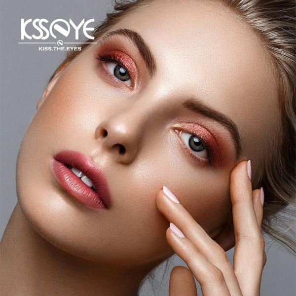 ODM Yearly Big Eyes Natural Black Contacts Non Prescription 14.5mm