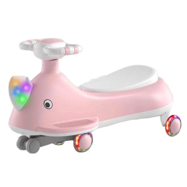 Хранилище Динамическая музыка и освещение Пластиковая езда на машине для детей Балансированный велосипед