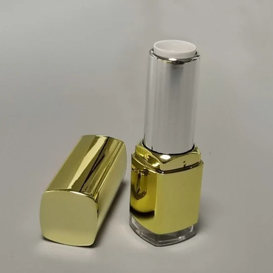 JL-LS111 3ml Gold Lipstick Tube Makeup Packaging Empty Refillable Lip Gloss Tube