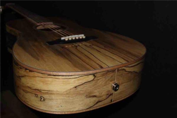 Custom All Solid Sapele Wood Ooo15s Body Style Acoustic Electric Guitar