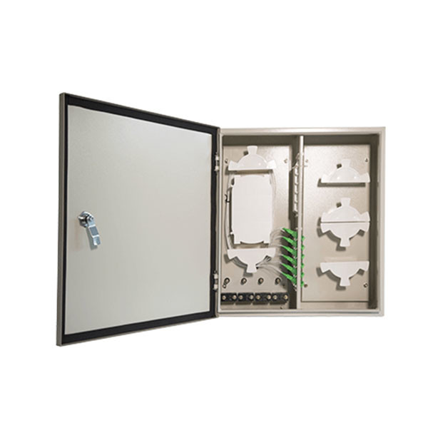 48 Cores Fiber Optic Wall Mount Termination Box Simplex SC / Duplex LC Type