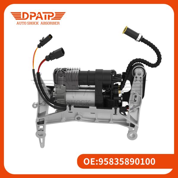 Porsche Air Suspension Compressor Assembly with Holder 95835890100 for Porsche Cayenne 2011-2018