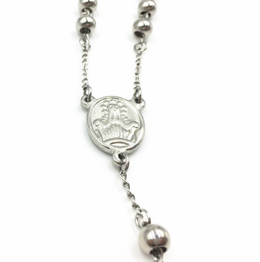 Religious Item Cross Pendant Rosary Necklace Catholic