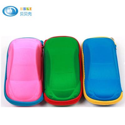 O carro colorido bonito dá forma a EVA Pencil Case, multi Eva Hard Case funcional bonita
