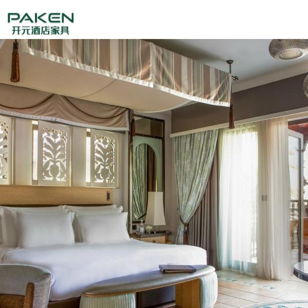 Король Размер Вилла Мебель коммерчески грецкого ореха деревянный