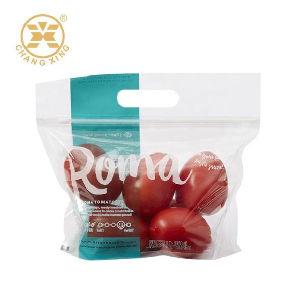 Supermarket Perforated 250g Food Dry Fruit Plastic Packaging Bag Pouch With Zipper Vent Holes