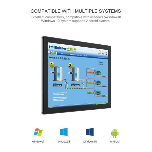 1366x768 Win10 Touchscreen Panel Mount Computer Monitor Pc