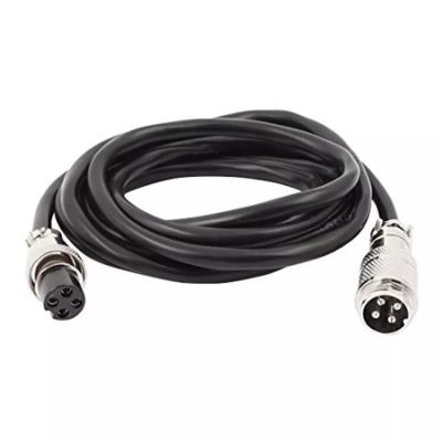 M12 M16 IP67 3 pinos chicote de fiação do robô à prova d'água cabo conector para LED