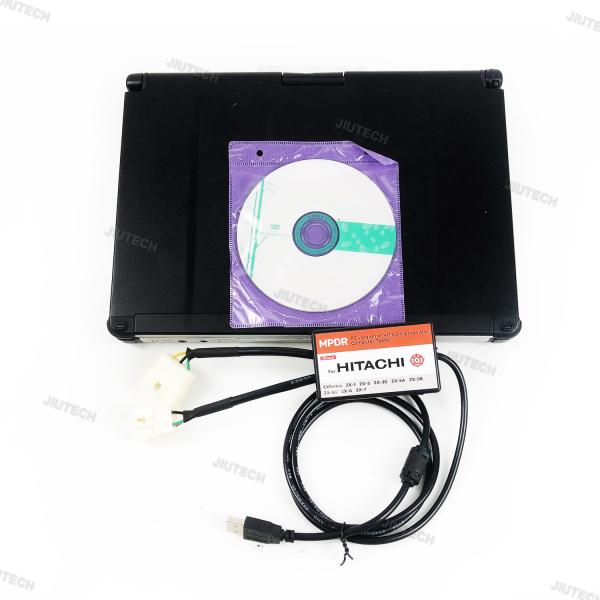 Outil de diagnostic haute vitesse MPDR 3.9 pour excavatrice, chargeuse sur pneus, transporteur à chenilles Hitachi pour Hitachi ZX-1 ZX-3 ZX-3G ZX-5 avec ordinateur portable CFC2