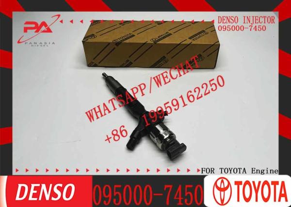 1KD Boquilla de inyección 095000-7450 Inyector de tren común 095000 7450 0950007450 para Toyota Hiace Dyna 3.0 d