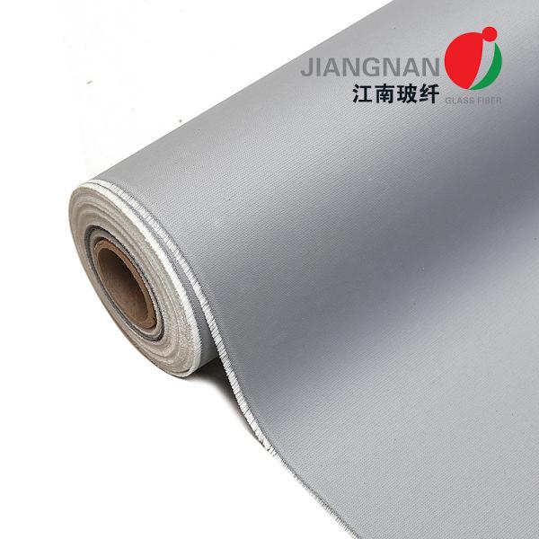 Grey Silicone Fiberglass Cloth Silicone Coated Fiberglass Cloth With Better Abrasion Resistance