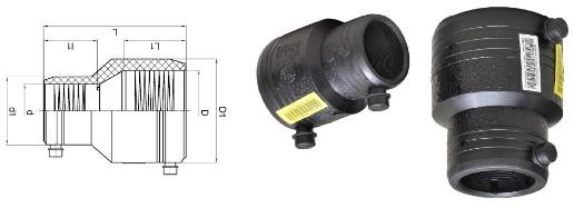 PE DN32-DN50 SDR11 Electrofusion Reducer