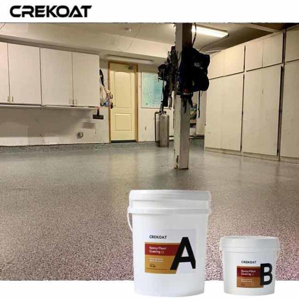 Versatile Design Epoxy Flake Floor Coating With Metallic Flakes Unique Look