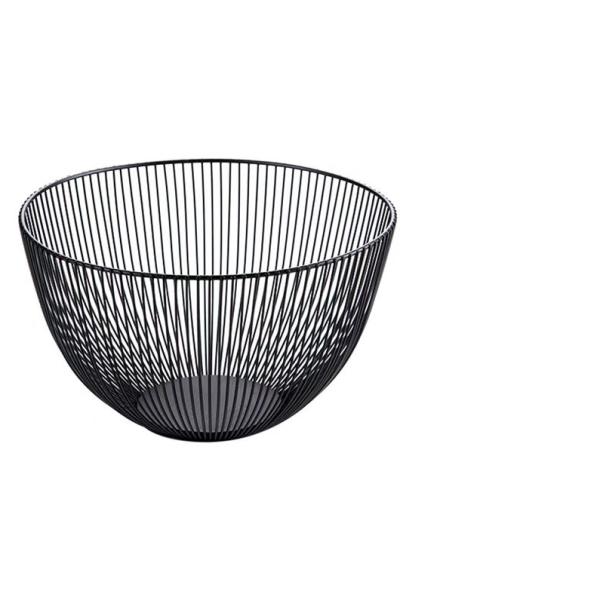 Wear Resistant 10cm Height 500G Steel Fruit Basket Anti Slip Base