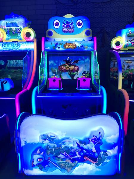 230W Coin Operated Arcade Machines , Electronic 2 Players Dragon Hunter Water Shooting video Game