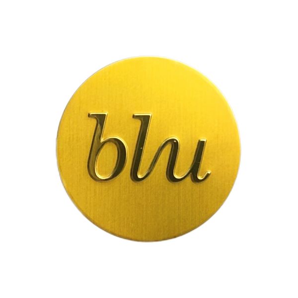 A High-end Logo Brand With A Golden Embossed Three-dimensional Custom Label