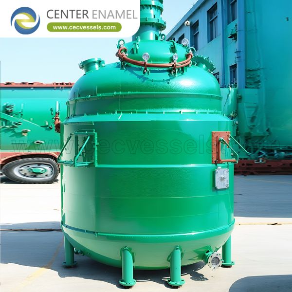 Corrosion Resistant Welded Steel Chemical Storage Tank for Hazardous Materials with Leak Prevention and Customizable Design