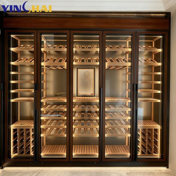 Counter Home Double Large Liquor Fridge Preserve Wine Storage Display