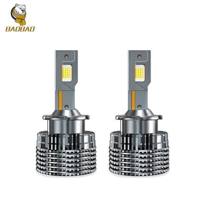 120W High Power D1S D2S D3S D4S Silver Metal Automotive LED Headlights
