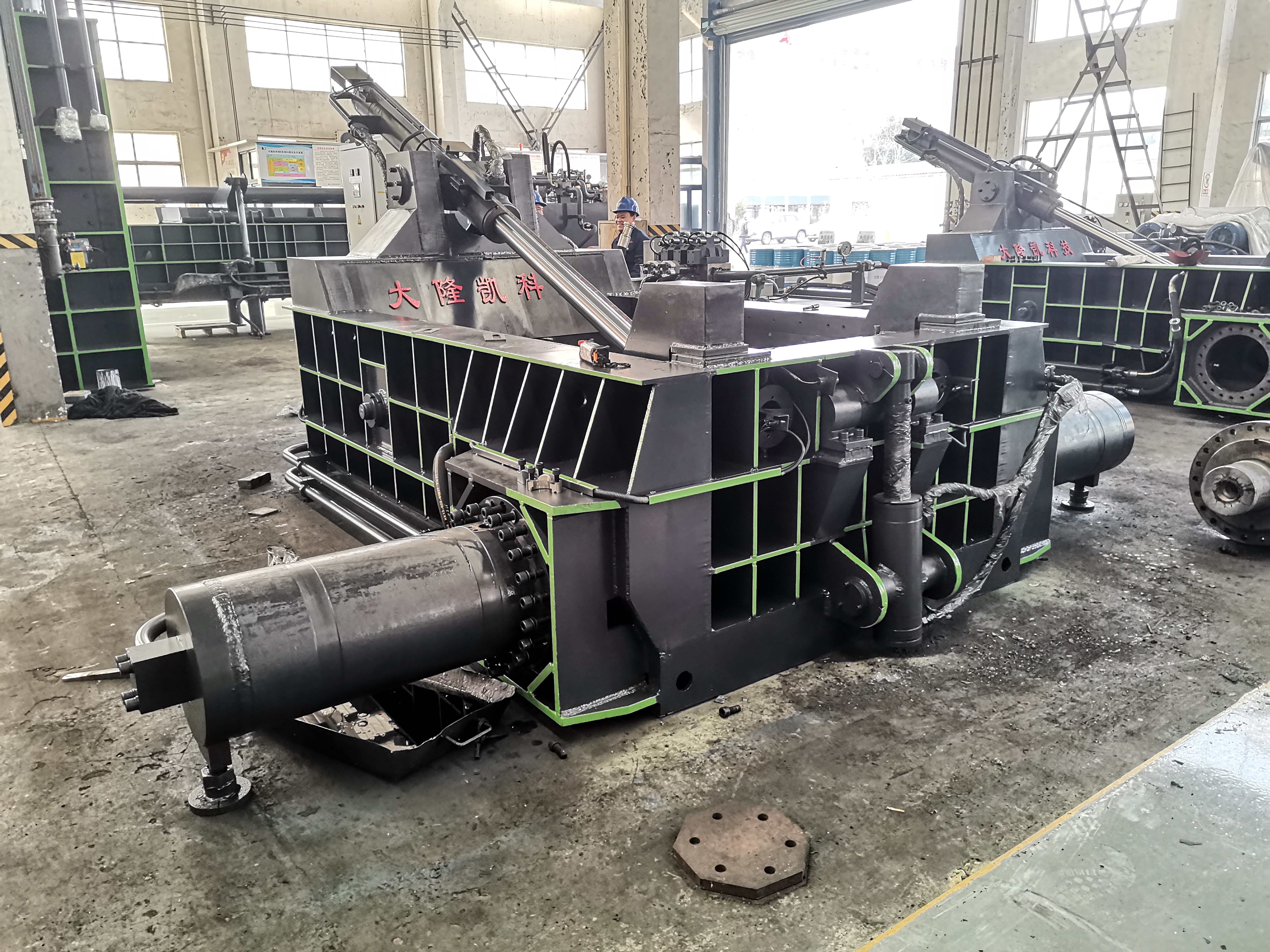 Гидравлическая стальная машина Baler утиля цилиндр двойника 60 kw главный
