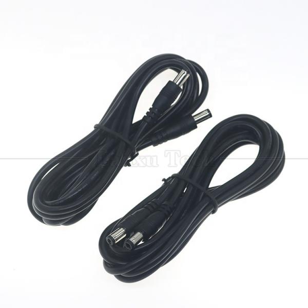16AWG personnalisé 18 20 22 24 26 28 AWG homme à homme 5.5x2.1mm 5.5x2.5mm 3.5x1.35mm 12V câble d'extension d'alimentation en prise continue pour caméra de surveillance