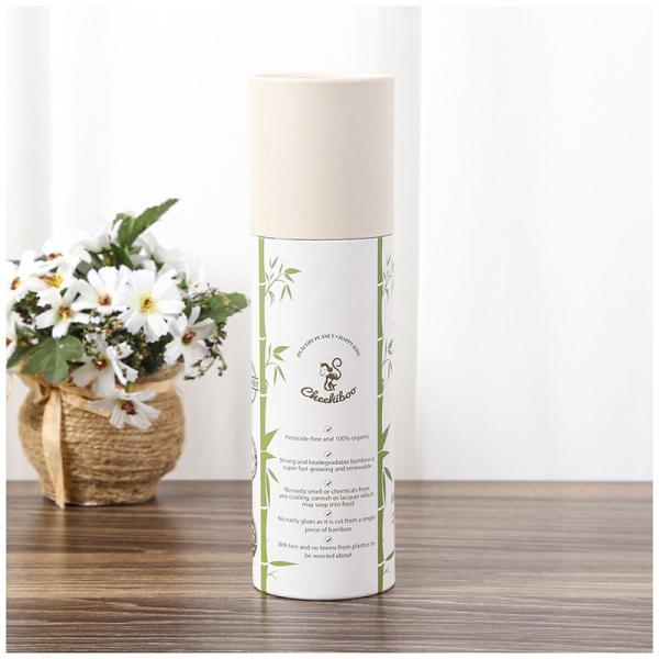 Цилиндр картона сусального золота упаковывая упаковку цилиндра чая 120gsm Kraft бумажную