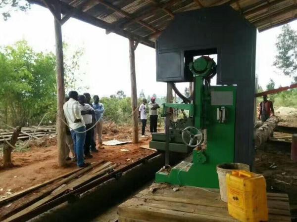 Dia. 1200mm sawing CNC Automatic Feeding Vertical Band Sawmill With Log Carriage