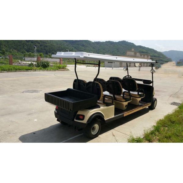 Multipurpose Red Color 48V Curtis Controller Electric Golf Club Cart With 6 Seats