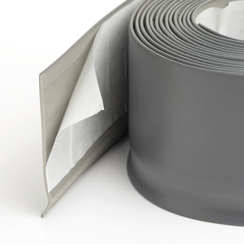 100mm Width Extrusion Process Rubber Baseboard Roll Vinyl Cove Base with Process