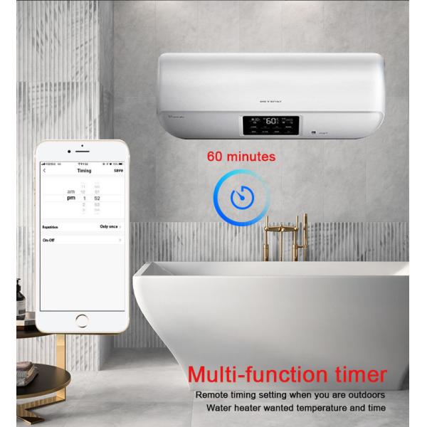 Smart Home Wifi Water Heater Switch 20A Boiler 1 Gang Switch Touch Panel Tuya Smart Life App Wireless Remote With Google