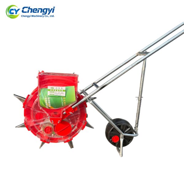 Wear-Resistant Hand Push Seeder Planter Smooth Labor-Saving Sowing For Agriculture