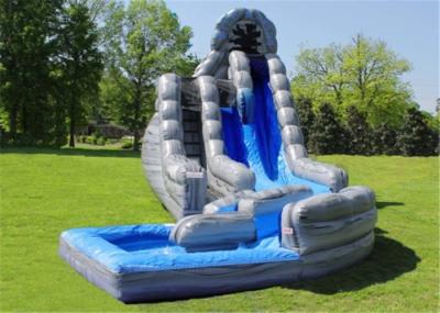 Amusement Water Slide Bounce House , Inflatable Slip N Slide Heavy Duty 12*7*4.5m