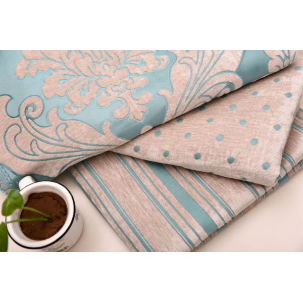 Ткань скатерти жаккарда разрыва ткани драпирования жаккарда сливк SGS устойчивая