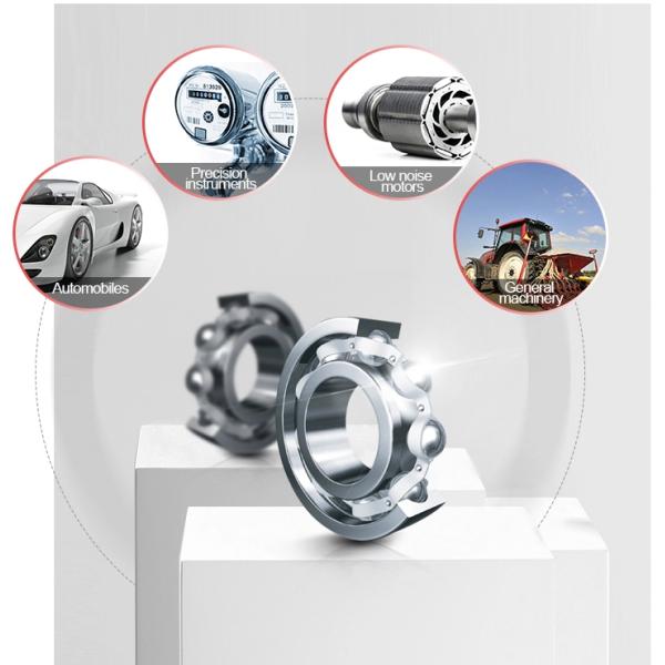 Low Friction Deep Groove Ball Bearings High Precision ZZ 2RS OPEN  6008