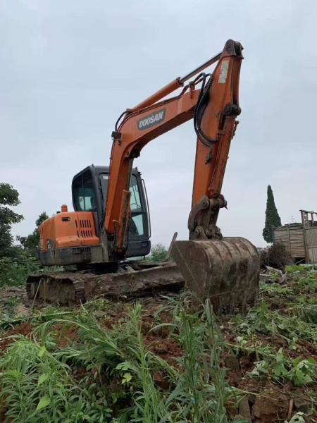 DX60LC Excavadora Doosan Usada 6 toneladas Excavadora de rastreador hidráulico