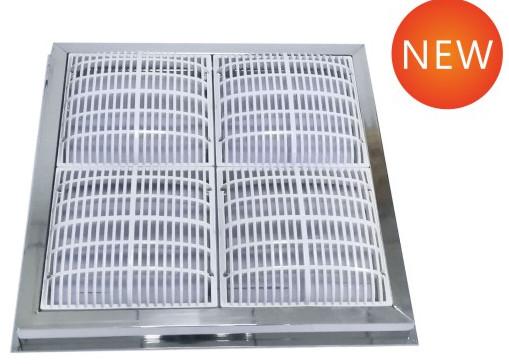 SS304 490x490mm Above Ground Pool Floor Drain