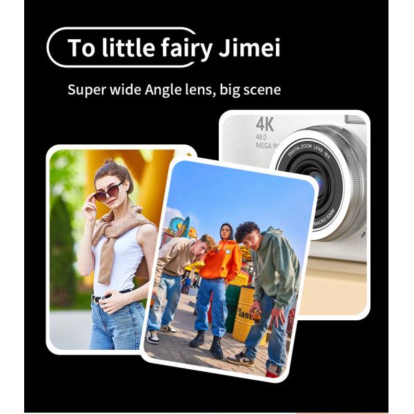 CCD Camera Upgrade Digital Video Camera 50MP Full HD 1080P Compact Camera For Students