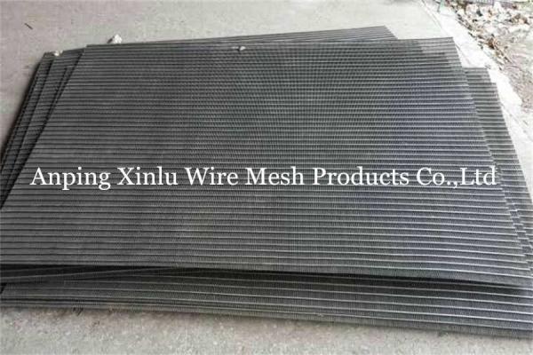 Soldadura de resistência elétrica entalhada de aço inoxidável de Vee Wedge Wire Screen Panel