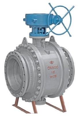 API Fixed Flanged Ball Valve , Trunnion Ball Valve Flanged End With Cast Steel