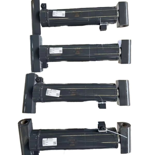 Custom Double Acting Hard Chrome Plated Steel Pivotally Mounted Steering Hydraulic Cylinder