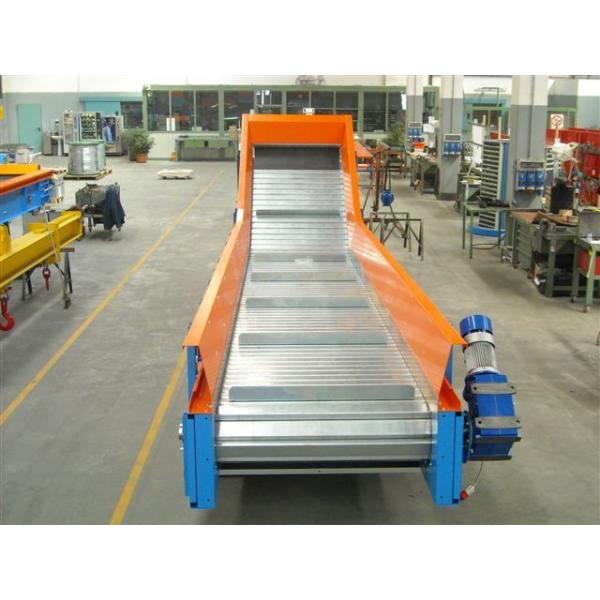 Stainless Steel Inclined Slat Chain Conveyor for Sale