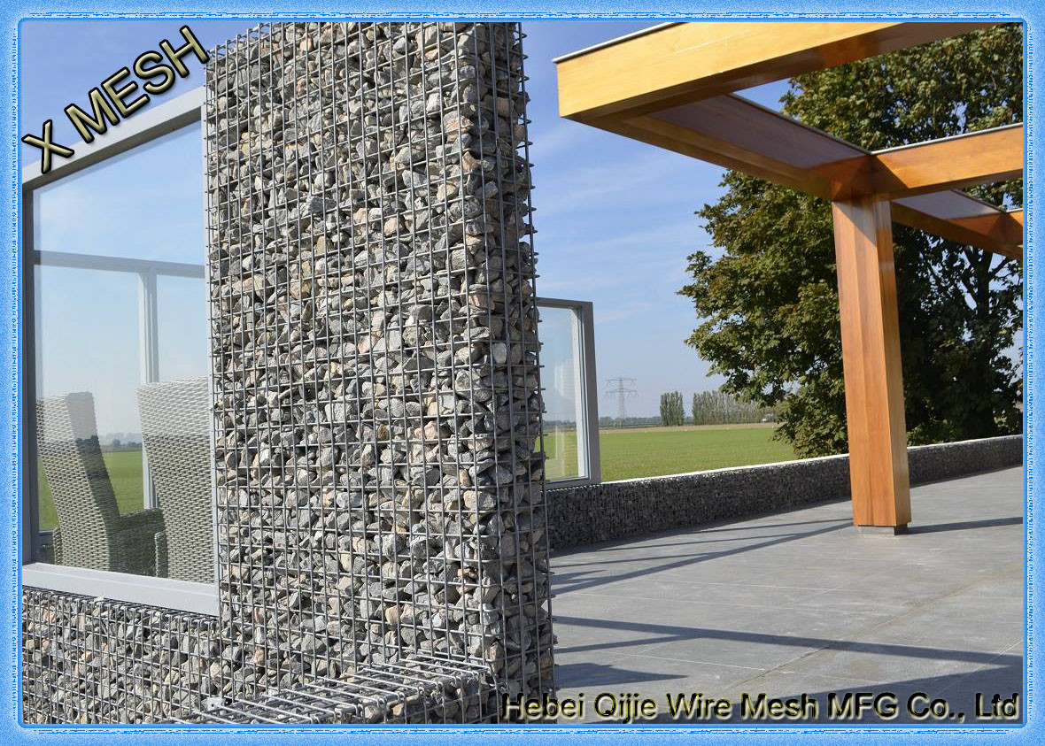 тюфяк Габион сваренной сетки 50кс50мм/сварил коробку клетки Габион каменную