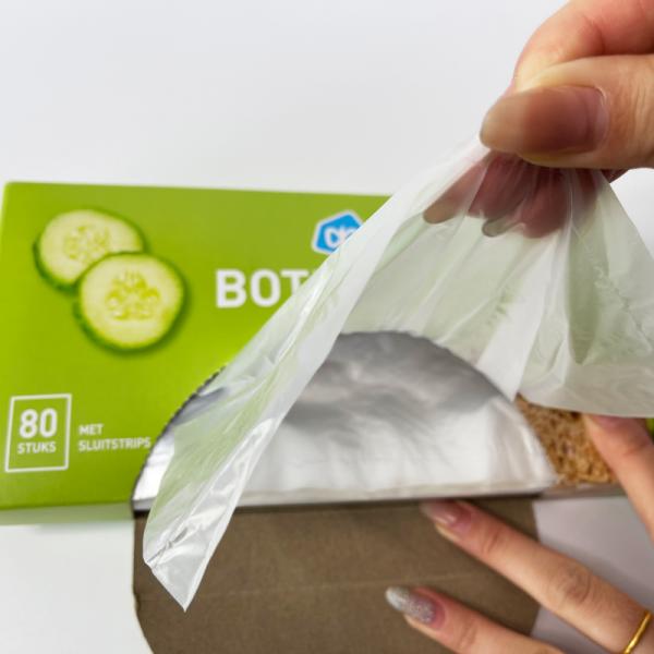 Прозрачные мешки из HDPE для овощей Противоположные мешки из HDPE/LDPE/LLDPE для супермаркетов